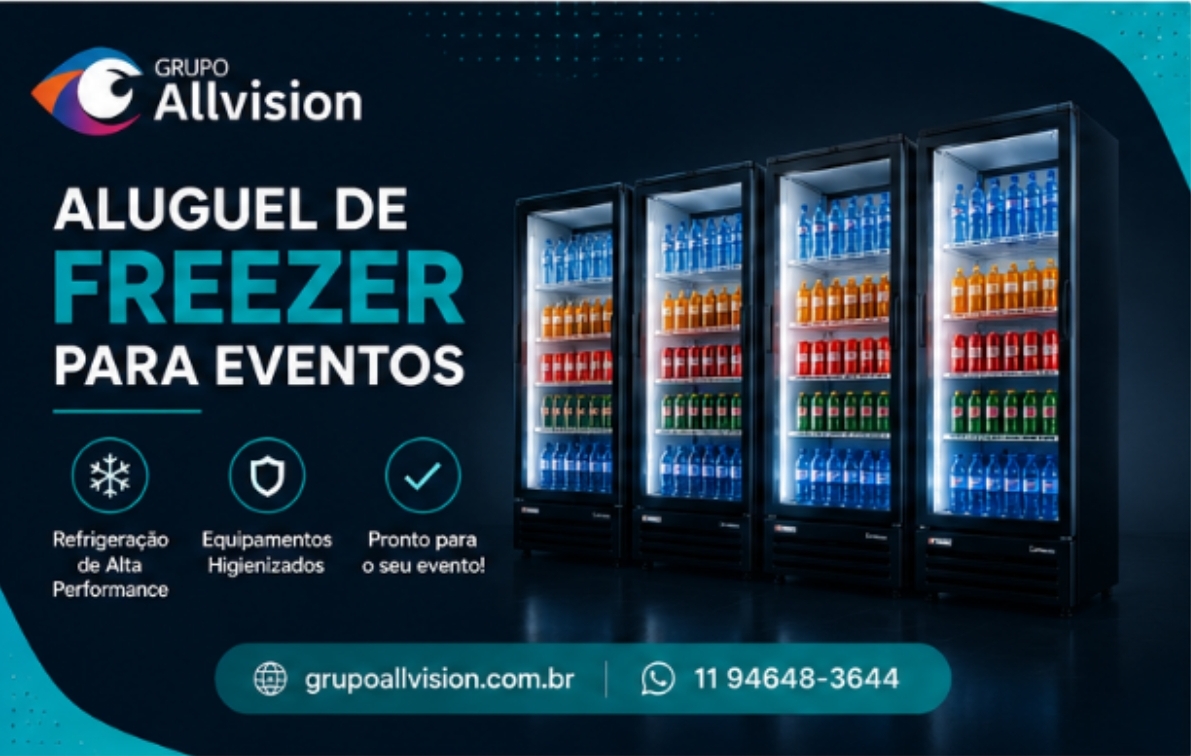 Aluguel de Freezer Horizontal e Vertical para Shows, Camarins e Eventos em Belém do Pará e Santarém
