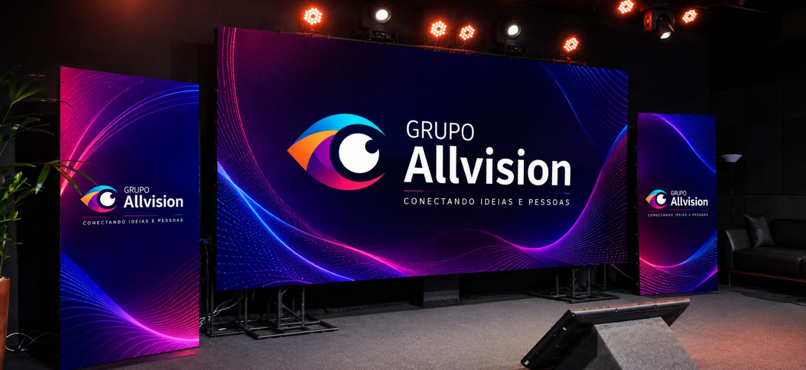 Aluguel de Painel de LED Indoor e Outdoor, Totem Interativo, Totem para Credenciamento, TVs de Grande Formato e Projetor para o Círio de Nazaré em Belém do Pará e Ananindeua