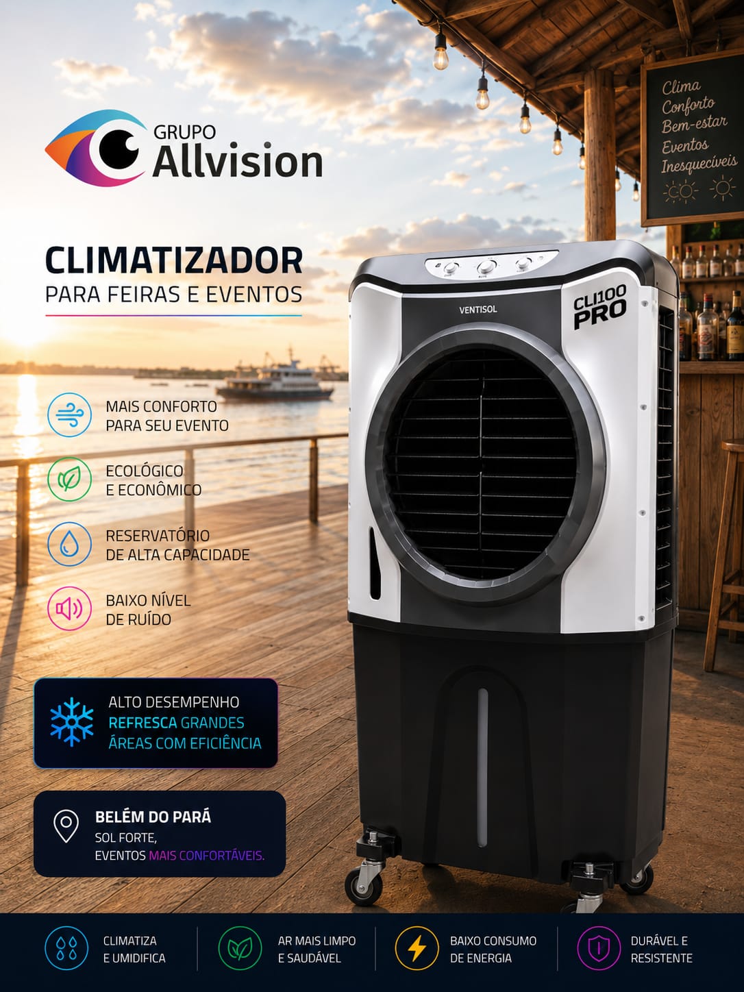 Locação de Climatizadores - Aluguel de climatizador no Belém - PA em 2026