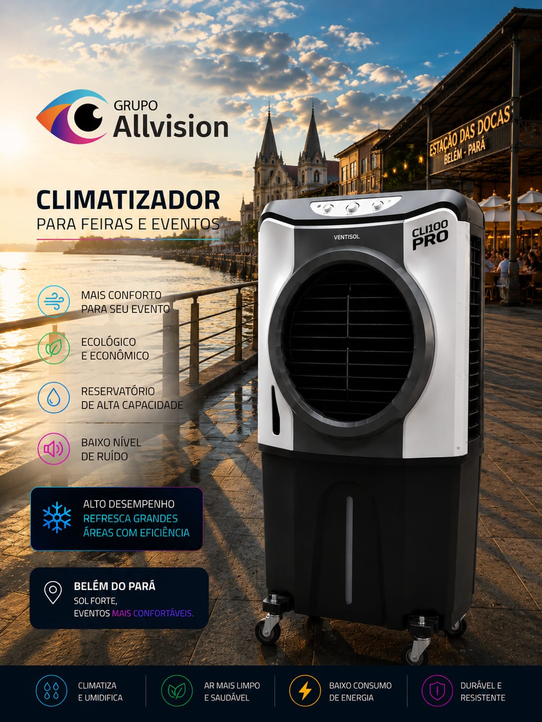 Locação de Climatizadores - Aluguel de climatizador no Belém - PA em 2026