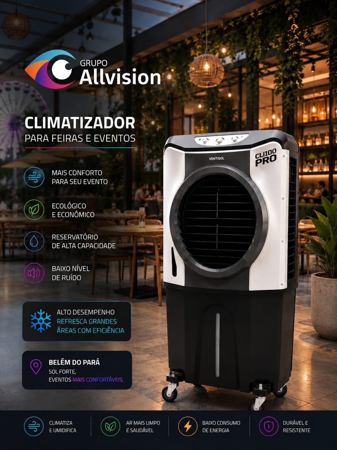Locação de Climatizadores - Aluguel de climatizador no Belém - PA em 2026